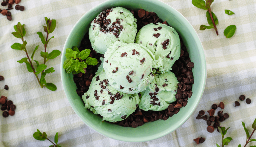Mint Choc ice cream