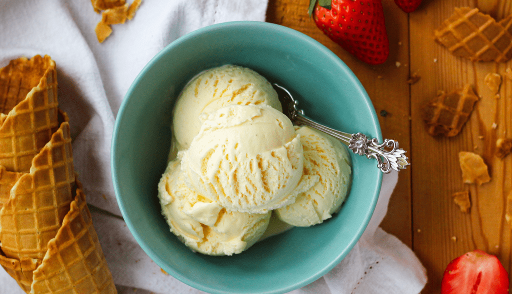 Vanilla ice cream