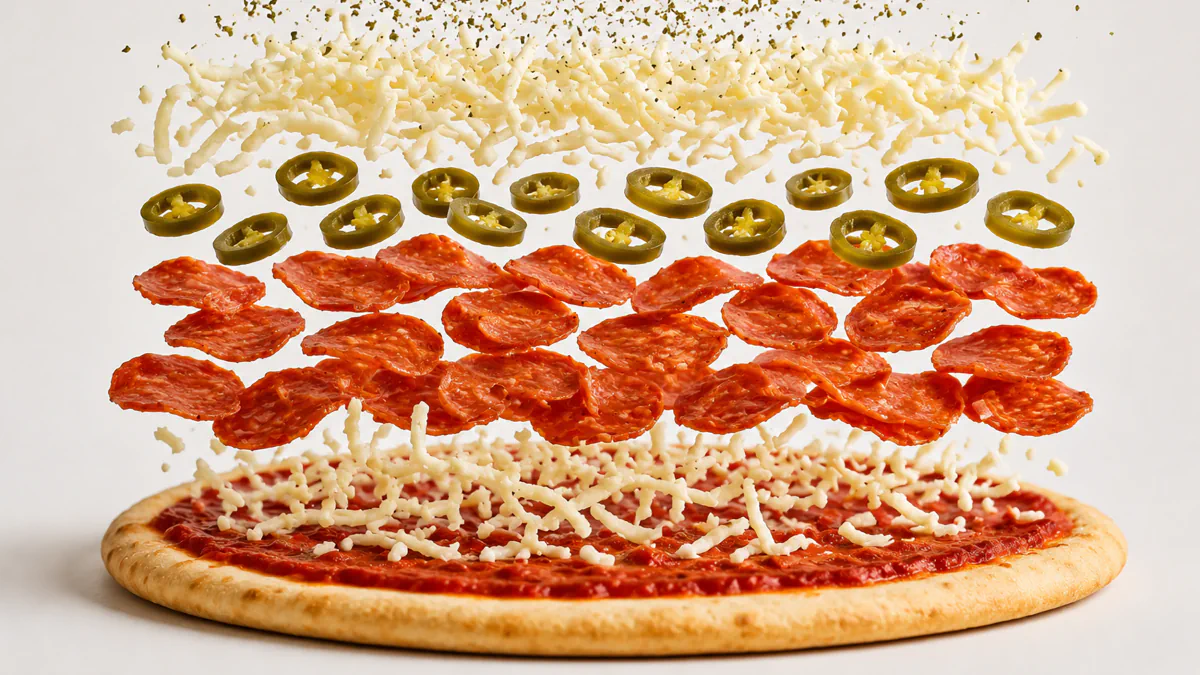 American Hot pizza