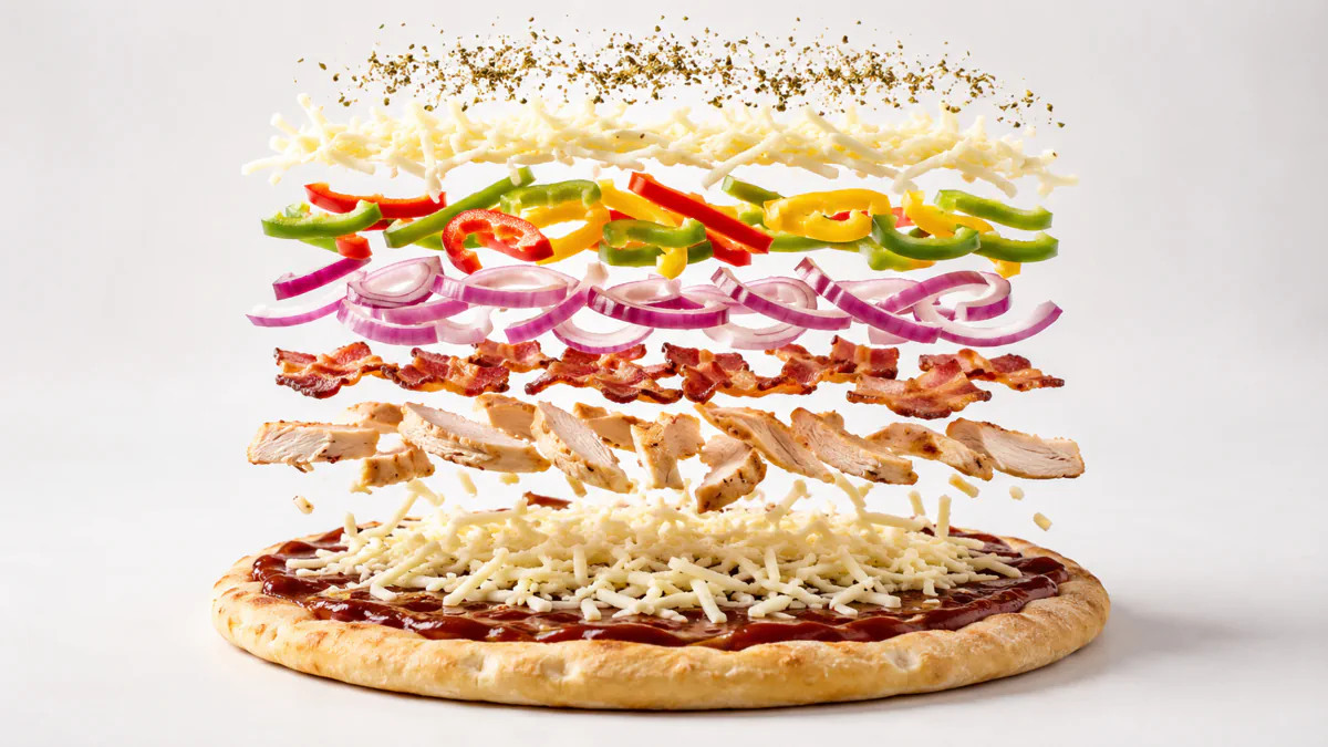 BBQ Pollo pizza