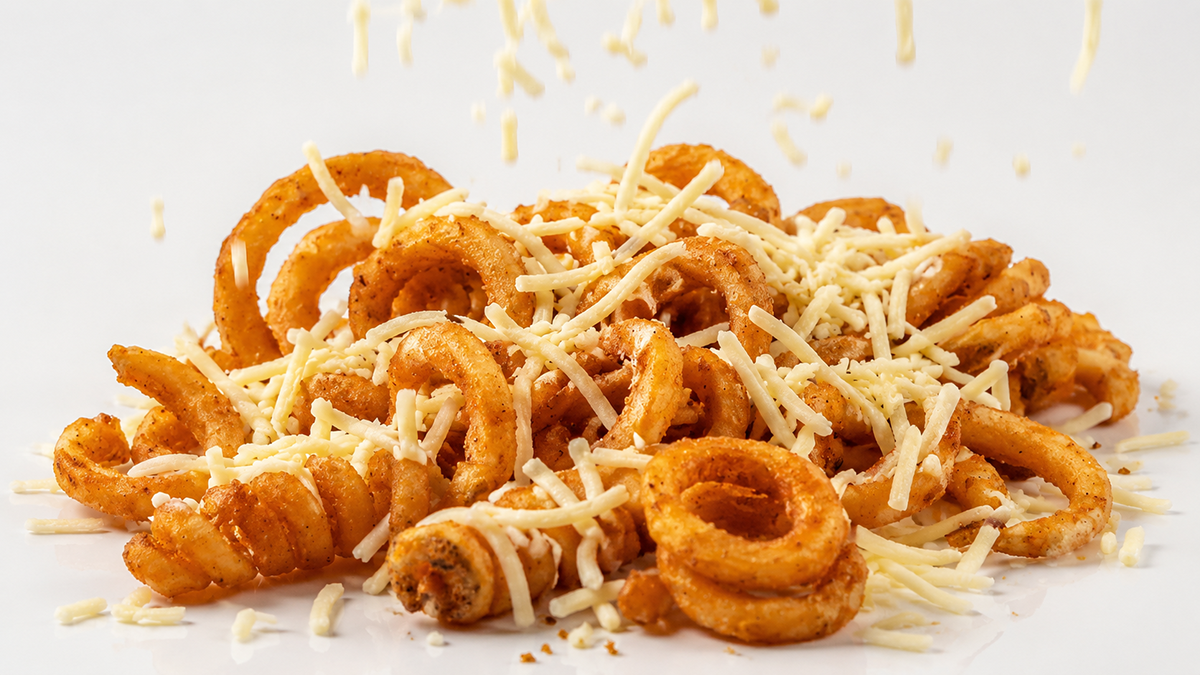 Cheesy Curly Fries